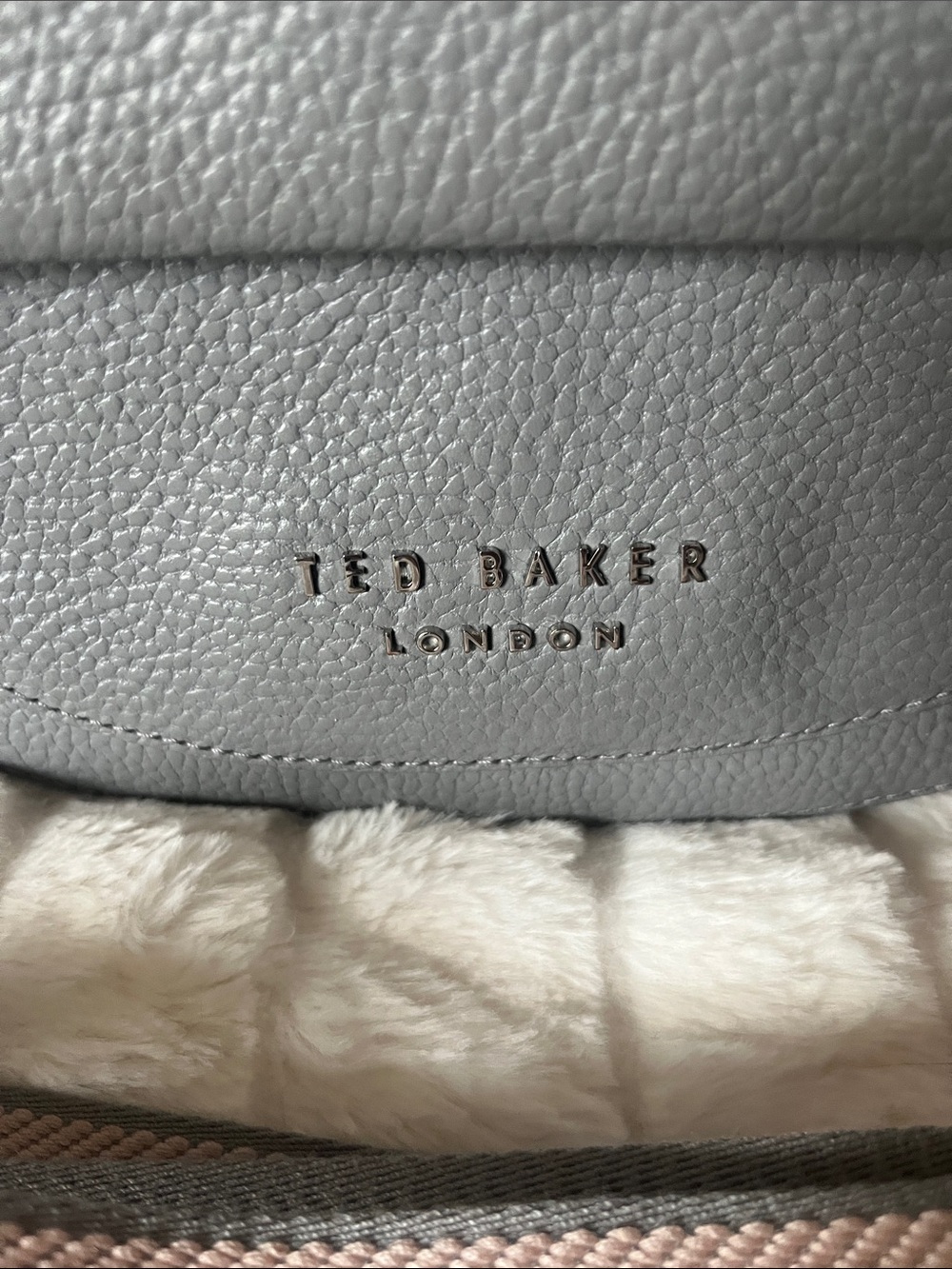 Ted Baker London Amali Leather Crossbody and Shoulder Gray Bag - Picture 3 of 12